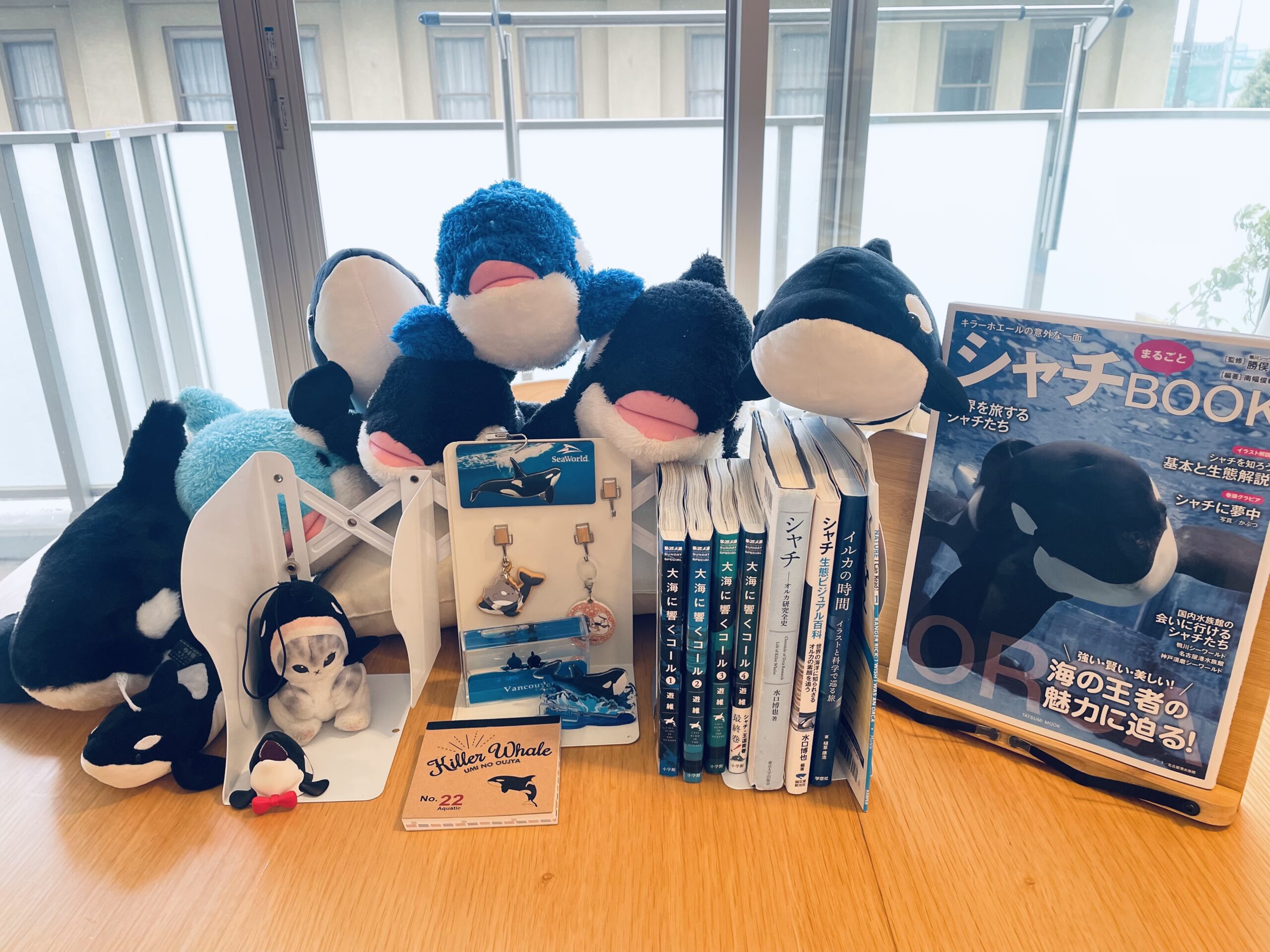 どんどん集まってくるシャチグッズ
